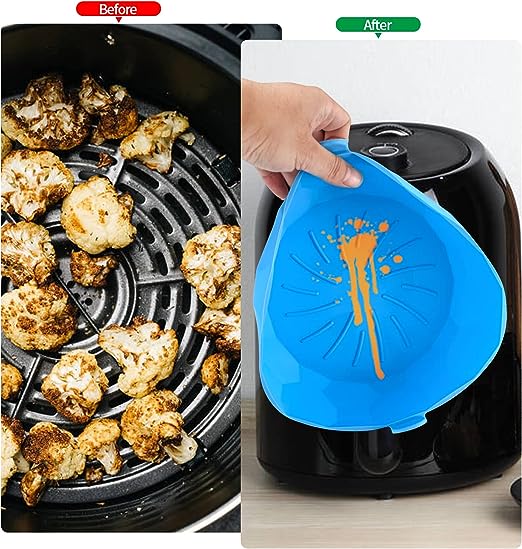 Air Fryer Silicone Pots, Silicone Air Fryer Liners, Reusable Air