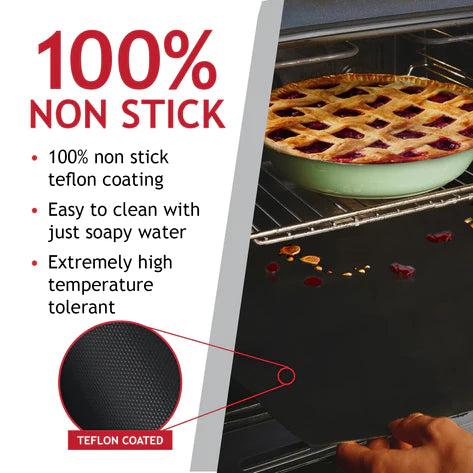 Universal Heavy-Duty Oven Base and BBQ Liner (40cm x 50cm)