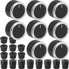 BELLING Oven Cooker Control Knob Dial Switch + Adaptors Black x 8 | PCK686