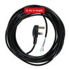 Power Cable for Numatic Henry Hetty Vacuum Cleaner Mains Power Lead (UK Plug, Black, 8.4m)