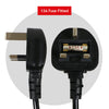 Power Cable for Numatic Henry Hetty Vacuum Cleaner Mains Power Lead (UK Plug, Black, 8.4m)