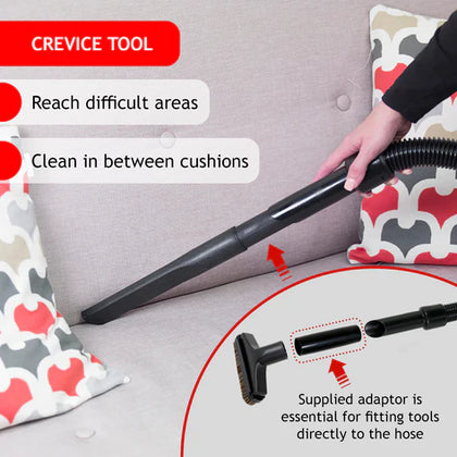 Henry Extra Long Crevice Tool for Numatic Henry Hetty Vacuum Cleaners (32mm x 335mm)