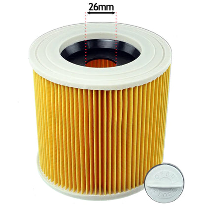 Karcher Wet and Dry Filter | WD2 Filter Kit |WD3 Filter| MV2 Filter |MV3 Filter |Wet & Dry Vacuum Cleaner Filter Cartridges | Pack of 2