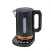 Zanussi ZEK-1290D-BK 3000W 1.7L Digital Cordless Kettle - Black and Gold