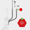 Dyson DC40 DC41 DC55 DC75 Stretch Hose Vacuum Cleaner