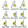 Karcher Complete Hose & Handle for Karcher Vacuum Cleaner (2 Metres) | A2000 | MV2 Series
