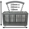 Zanussi Dishwasher Cutlery Basket Cage Lid & Removable Handle (235 x 242 x 130)