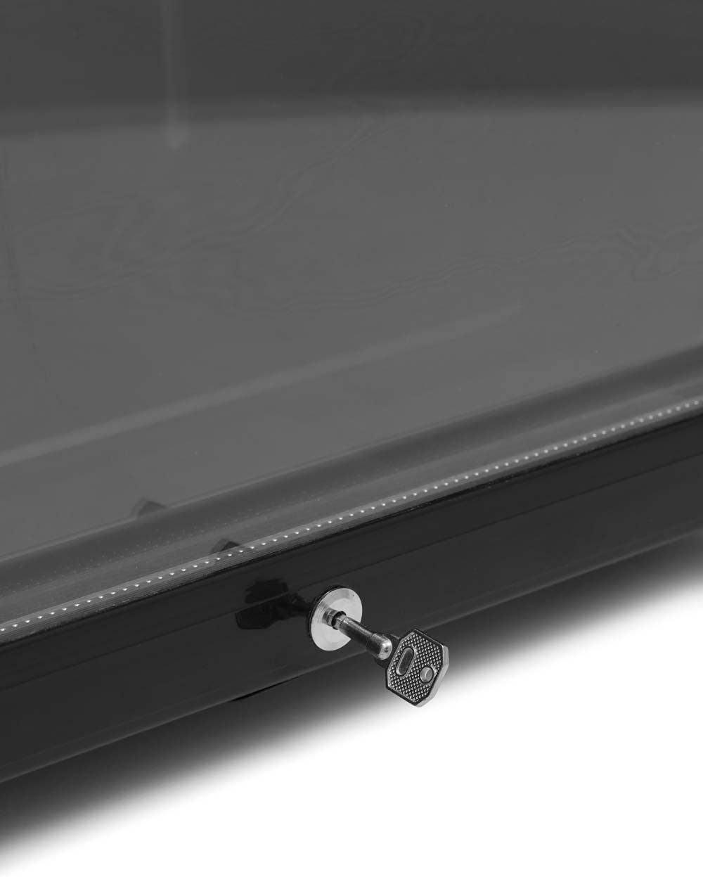 ICEKING DF48K Tabletop Mini Drinks Fridge, 49 Litre Capacity, 48cm Wide, Reversible Door, Low Noise Level, Lockable – Black