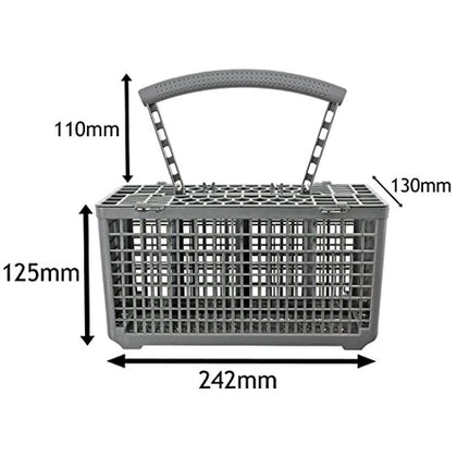 Beko | Bosch | Neff | Siemens | SMEG |Hotpoint Dishwasher Cutlery Basket Cage Lid & Removable Handle compatible  (235 x 242 x 130)
