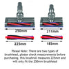 DYSON V6 Brush roll 225mm for Dyson DC58 DC59 DC61 DC62 V6 SV03 SV07 Animal Fluffy V6 Brush Roller Bar 225mm comp