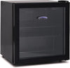 Iceking 49L Tabletop Mini Drinks Fridge | Beer Wine & Drinks Fridge with Glass Door | Eco Friendly Black | DF49K