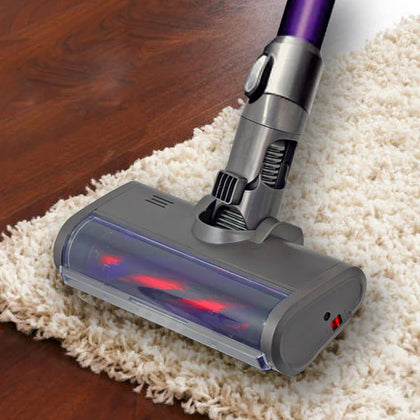 Dyson V6 Head  | 966084-01 Motor Head, compatible with DC59 (V6 Cordless), DC72 (V6 Digital Slim Animal Cordless), SV04 (V6 Cordless Stick ), SV06 (V6 Fluffy Cordless) and SV09 (V6 Absolute Cordless)| 949852-05 with Bonus soft Roller