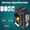 2 Pack Makita Battery 6.0Mah | 18V Replacement Compatible Battery for Makita 18V BL1860 BL1860B BL1850 BL1840 BL1830 BL1815 BL1845 BL1860B 194205-3 | Longer Operational Time