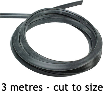 Universal  4 Sided Rubber Oven Cooker Door Seal (With Barbed Corner Clips)