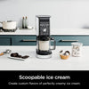 Ninja Creami Deluze NC501UK, 10-in-1 Ice Cream & Frozen Dessert Maker, Black & Silver