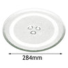 Samsung | Sharp | Panasonic Microwave Glass Plate 284mm Turntable Glass Plate Dish Plate 23 Litre Microwave Oven