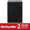 Montpellier MCF99BK-ECO Black 99L Freestanding Chest Freezer, Garage Suitable