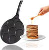 Pancake Frying Pan - Diameter 27 cm with Greblon Ceramics Coating | Induction Ceramic Gas Electric