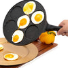 Pancake Frying Pan - Diameter 27 cm with Greblon Ceramics Coating | Induction Ceramic Gas Electric