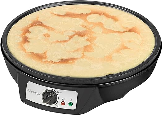 Bestron  Metal Crepe Waffle Pancake Iron Maker - ASW602Z