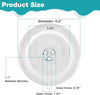 Microwave Plate 245mm | 9.6' Inch Turntable Glass Plate Dish Plate Microwave Oven