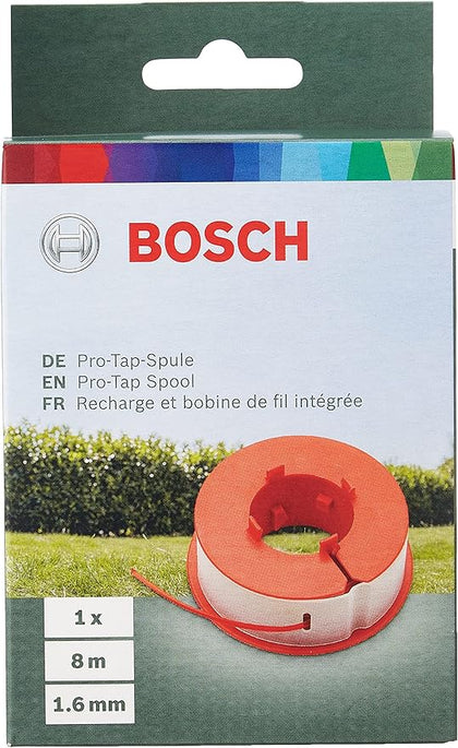 Bosch Garden F016800175 Pro Tap Spool 8M | Bosch Grass Trimmer Pro-Tap Automatic Spool Line (8m)