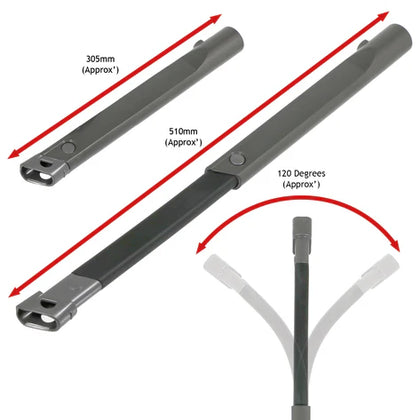 DYSON Crevice Tool Flexible Extendible fits DYSON DC07 DC14 DC75 DC48 D46 DC54 V6 DC59 SV04 SV05 SV06 SV07 SV09