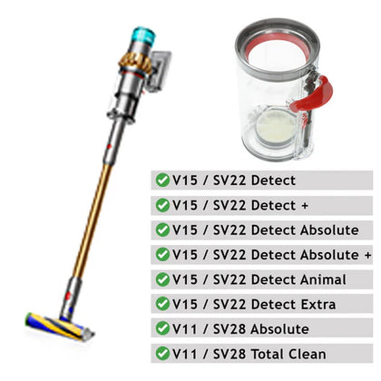 Dyson V11 Bin Dust Bucket Replacement 965443-01 | 970050-01 for V11 | V15 | SV15 | SV22| SV28 Cordless Cleaner Vacuum Genuine
