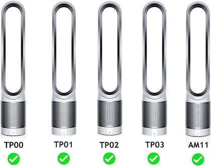 Dyson Pure Cool Link Tower Air Purifier compatible 360° Glass Hepa Filter 968707-04, 96870704, 968708-04, 96870804, 969048-01, 96904801