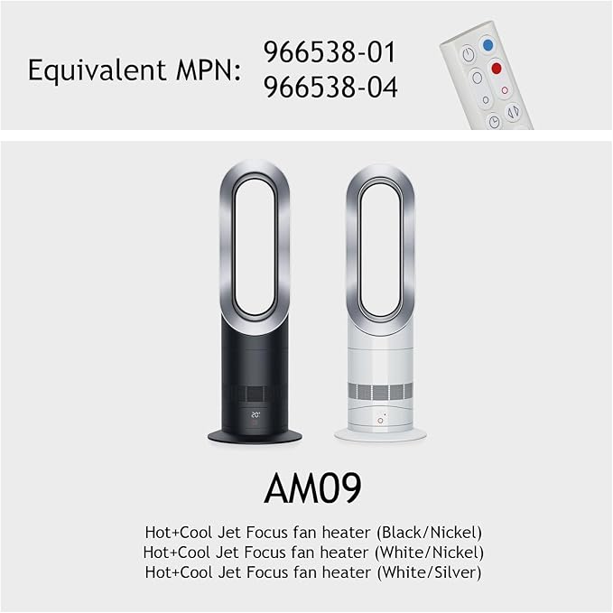 Cool Dyson Am09 Remote Control Dyson AM09 Hot Cool Fan