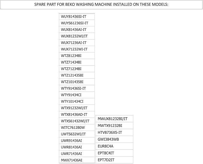 BEKO Washing Machine Door Lock | 2849660500 | 2849660200 | MetalFlex ZV-447