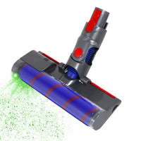 Soft Brush Head  with Laser for Dyson V7 V8 V10 V11 V15 SV11 SV10 SV12 SV14 SV16 SV22 SV23 Vacuum Cleaner Floor Tool Soft Roller Laser