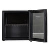 Iceking 49L Tabletop Mini Drinks Fridge | Beer Wine & Drinks Fridge with Glass Door | Eco Friendly Black | DF49K