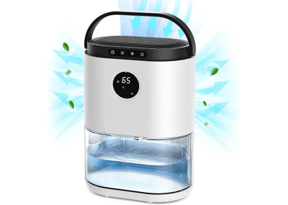 Dehumidifier 2300ml for Bedroom | Auto Defrost and Auto Shut Off | 3 Modes Humidity Control White
