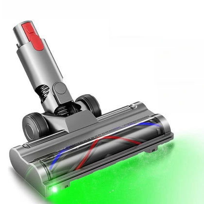 Dyson V7 V8 V10 V11 V15 Vacuum Cleaner Lightweight Direct Drive Floor Brush Head with Green Led Lights