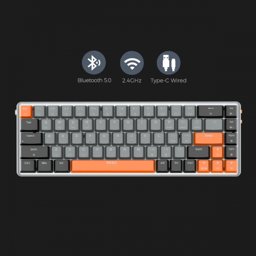 Sa Keyboard&e EKSA KEYBOARD EK3000 RGB MECHANICAL KEYBOARD 68 KEYS W/LESS – DWYERS ...