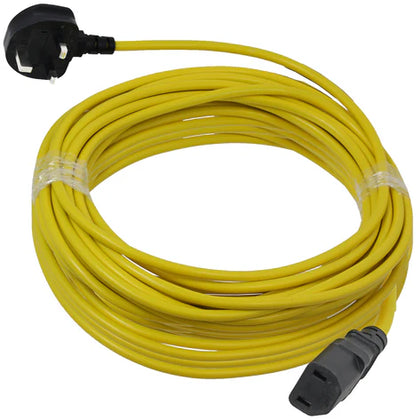 Karcher Vacuum Cleaner Power Cable T7/1 T9/1 T10/1 T12/1 12M UK Plug | 12 metres | 66497660