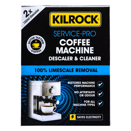 Kilrock Espresso and Coffee Machine Descaler & Cleaner Service Pro  (2 x 150ml)