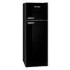 MONTPELLIER Retro MAB346K 80/20 Fridge Freezer - Black | Collection Only