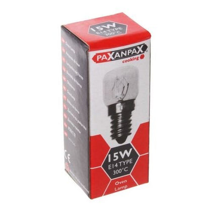 Oven Bulb E14, 15W, 220-240V, 300C Universal |  PCK008