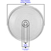 Microwave Plate UNIVERSAL Glass Turntable Plate for Microwave Ovens (245mm)