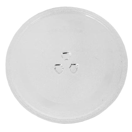 Microwave Glass Plate 255 mm UNIVERSAL Glass 3 pips Turntable Plate for Microwave Ovens 245mm