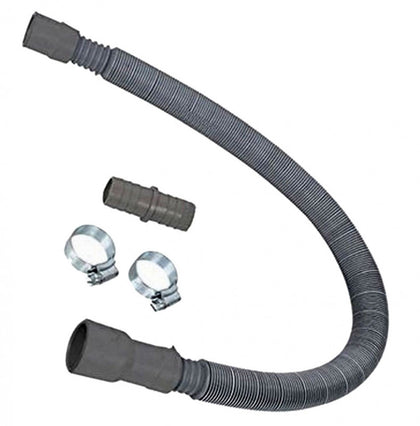 Washing Machine Drain Hose | Dishwasher Drain Hose Extension Kit 19mm to 28mm Internal Dimensions Universal  | 0.7m to 2M long