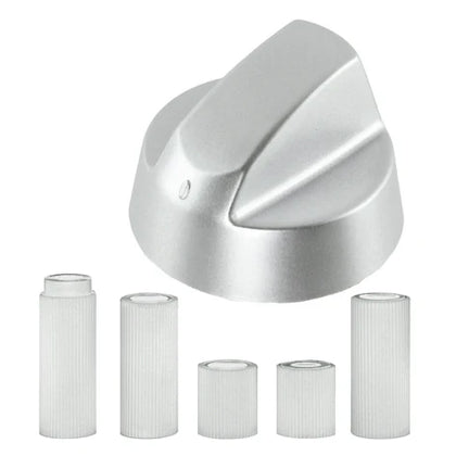 Air Fryer Knob Silver Switch Universal Dial Button Multi Cooker Mini Oven Slow cooker