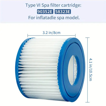 Pool Filter  Lay - Z Spa for VI Type Hot Tube and Spa Filter