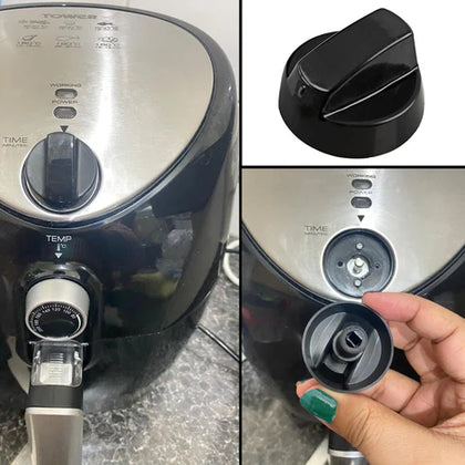 Air Fryer Knob Control Switch Dial Switch Multi Cooker Tower Black