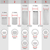 Air Fryer Knob Silver Switch Universal Dial Button Multi Cooker Mini Oven Slow cooker