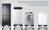Washing Machine Stand |Adjustable |Washer and Dryer Pedestal with 4 Strong Feet 40-60CM Universal | Mini Fridge Base Width 17-20 cm | Washing Machine Refrigerator Laundry (Black)