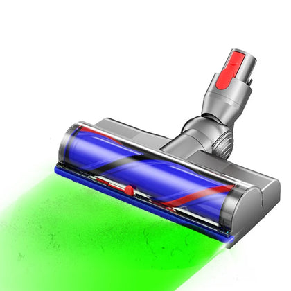 Dyson V7 V8 V10 V11 V15 High Torque Direct Drive Turbo Roller Brush Head With Green LED  Dust Display Light
