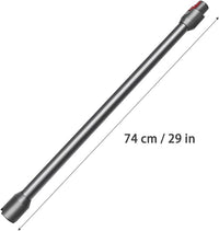 Extension Rod Tube for Dyson V12 Detect Slim Stick Vacuum Cleaner | Replacement wand Telescopic Tube Quick Release Extension Rod Accessories, 74 cm (Black)